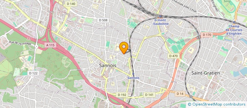 localisation de l'entreprise MONSIEUR CARLOS FERNANDEZ CONTADOR  SANNOIS