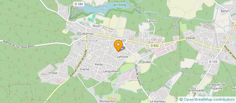 localisation de l'entreprise MONSIEUR CARLOS FERRARI ALDANONDO  SEIGNOSSE