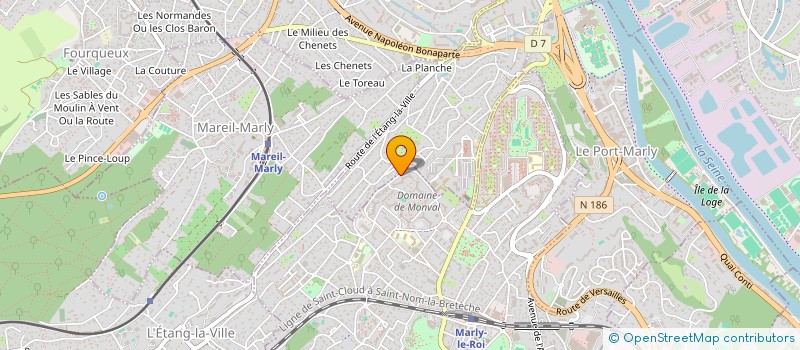 localisation de l'entreprise MONSIEUR CARLOS FERREIRA  MARLY-LE-ROI