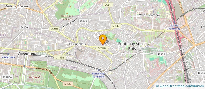 localisation de l'entreprise MONSIEUR CARLOS FERREIRA DA SILVA à FONTENAY-SOUS-BOIS