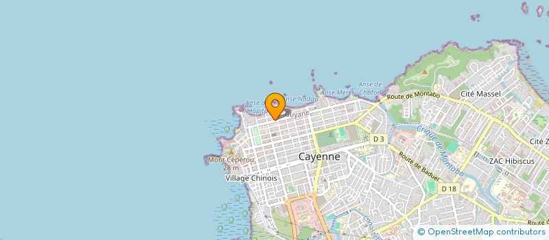 localisation de l'entreprise MONSIEUR CARLOS FERREIRA LOBO  CAYENNE