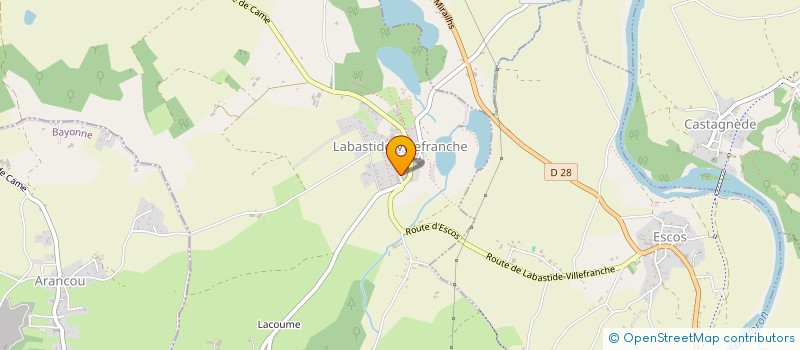 localisation de l'entreprise MONSIEUR CARLOS FONSECA CAVALEIRO  LABASTIDE-VILLEFRANCHE