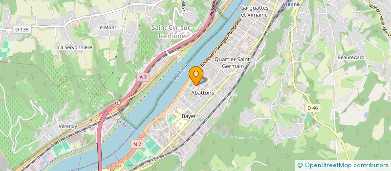 localisation de l'entreprise MONSIEUR CARLOS FONTE REBELO  VIENNE