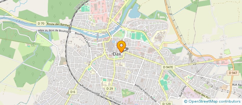 localisation de l'entreprise MONSIEUR CARLOS FRAGA PAULO  DAX