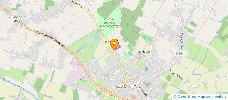 localisation de l'entreprise MONSIEUR CARLOS FREITAS DOS SANTOS  MAZE-MILON