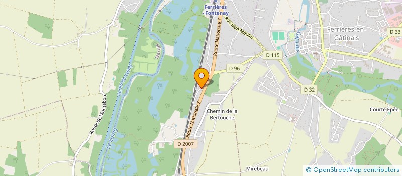 localisation de l'entreprise MONSIEUR CARLOS GAMEIRO DA SILVA à FONTENAY-SUR-LOING