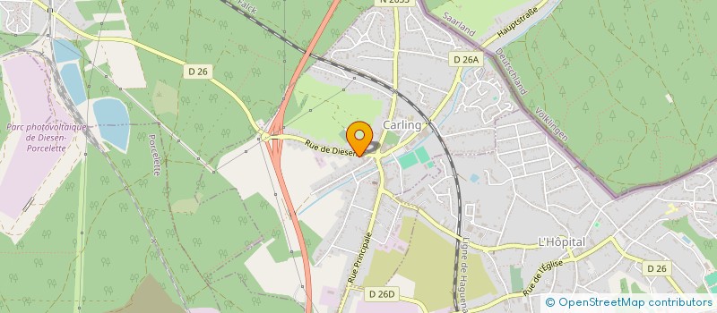 localisation de l'entreprise MONSIEUR CARLOS GARCIA  CARLING