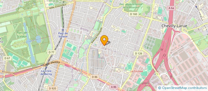 localisation de l'entreprise MONSIEUR CARLOS GARCIA  L'HAY-LES-ROSES