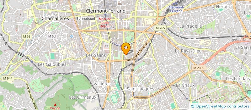 localisation de l'entreprise MONSIEUR CARLOS GERALDES NUNES  CLERMONT-FERRAND