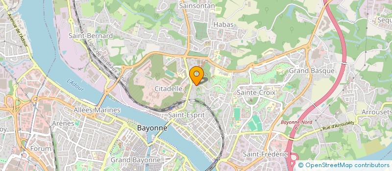 localisation de l'entreprise MONSIEUR CARLOS GOMES DA SILVA à BAYONNE