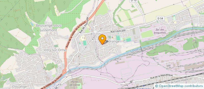 localisation de l'entreprise MONSIEUR CARLOS GOMES DOS SANTOS  GANDRANGE