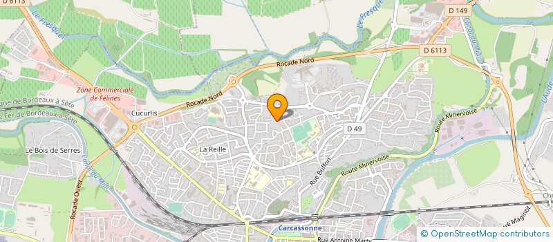 localisation de l'entreprise MONSIEUR CARLOS GOMEZ  CARCASSONNE