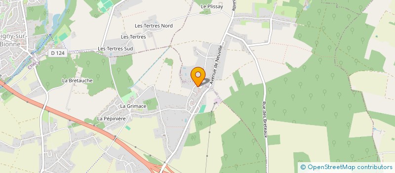 localisation de l'entreprise MONSIEUR CARLOS GONCALVES à CHECY