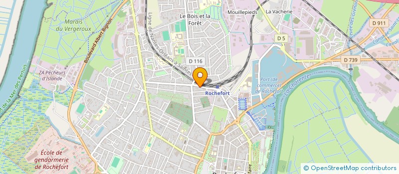 localisation de l'entreprise MONSIEUR CARLOS GONCALVES COSTA  ROCHEFORT