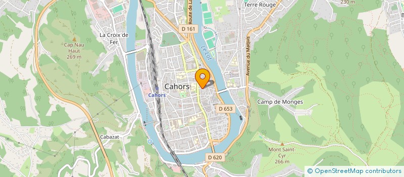 localisation de l'entreprise MONSIEUR CARLOS GONZALEZ  CAHORS