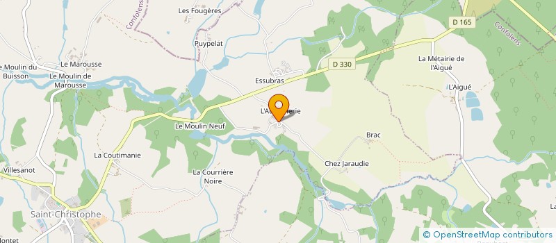 localisation de l'entreprise MONSIEUR CARLOS GUISASOLA SUAREZ à SAINT-CHRISTOPHE