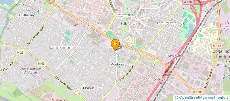 localisation de l'entreprise MONSIEUR CARLOS GUSTAVO FERREIRA ALMIRON à TOULOUSE