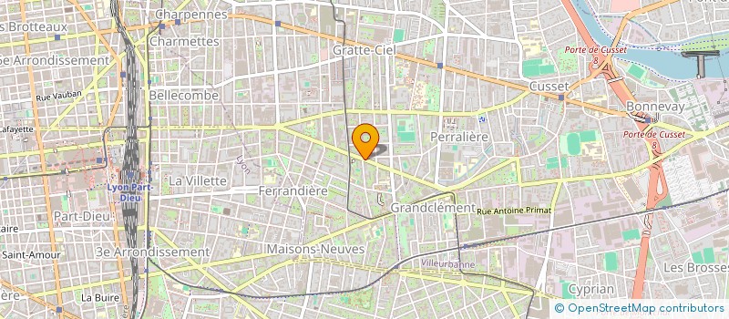 localisation de l'entreprise MONSIEUR CARLOS HELDEMARO NASCIMENTO PASCOAL  VILLEURBANNE