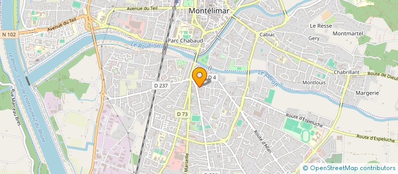 localisation de l'entreprise MONSIEUR CARLOS HENRIQUES DINIS  MONTELIMAR