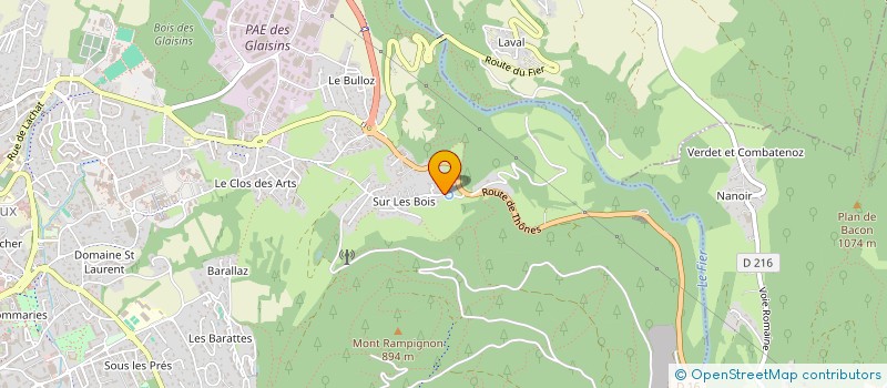 localisation de l'entreprise MONSIEUR CARLOS HERNANDEZ à ANNECY