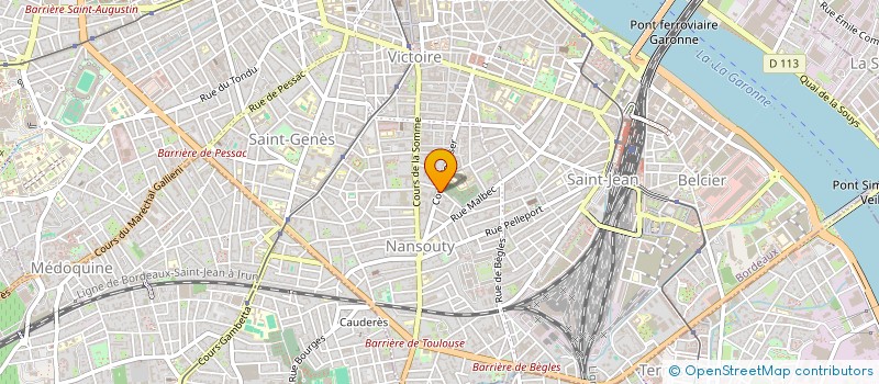 localisation de l'entreprise MONSIEUR CARLOS HINOJOSA GARCIA  BORDEAUX