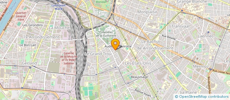 localisation de l'entreprise MONSIEUR CARLOS JORGE DA CONCEICAO  LYON