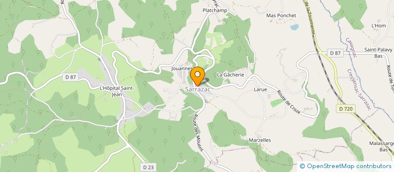 localisation de l'entreprise MONSIEUR CARLOS JOSE ORTIZ CHAN  SAINT-DENIS-LES-MARTEL