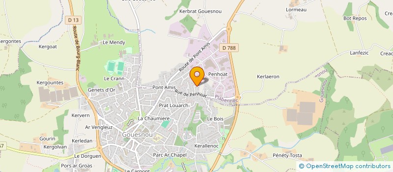 localisation de l'entreprise MONSIEUR CARLOS JUSTINIANO  PLABENNEC