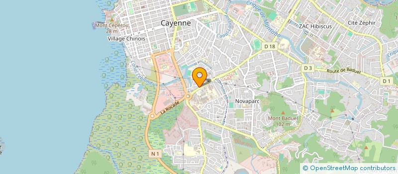 localisation de l'entreprise MONSIEUR CARLOS LEITE DOS SANTOS  CAYENNE