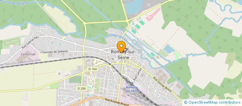 localisation de l'entreprise MONSIEUR CARLOS LEVY  ROMILLY-SUR-SEINE