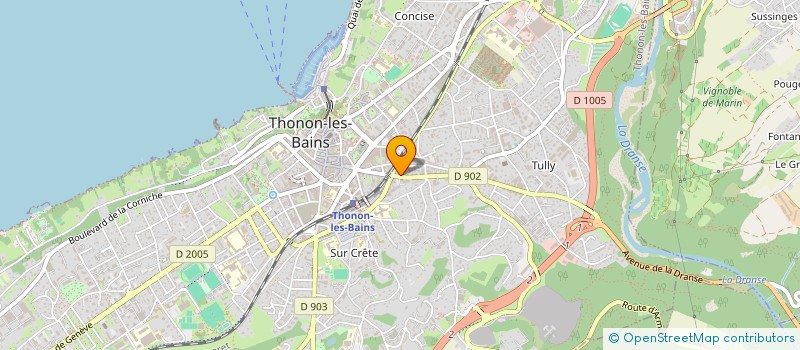 localisation de l'entreprise MONSIEUR CARLOS LIMA  THONON-LES-BAINS