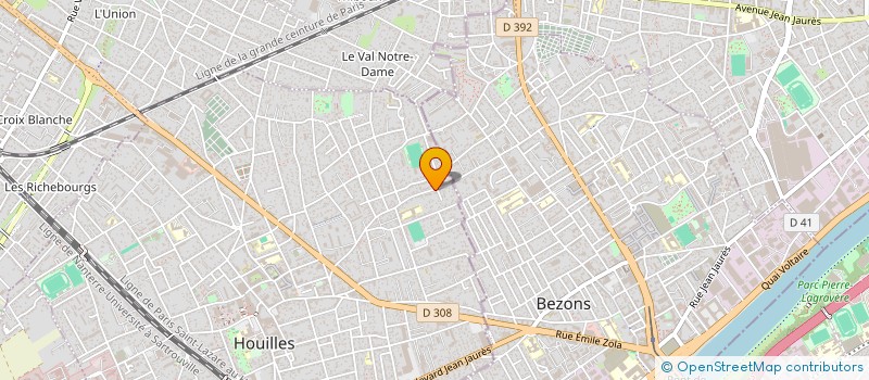 localisation de l'entreprise MONSIEUR CARLOS LOPES  HOUILLES