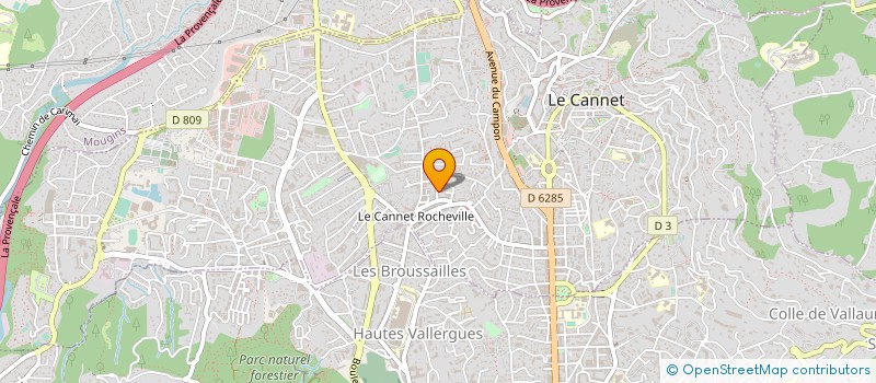 localisation de l'entreprise MONSIEUR CARLOS LOPES OLIVEIRA à LE CANNET