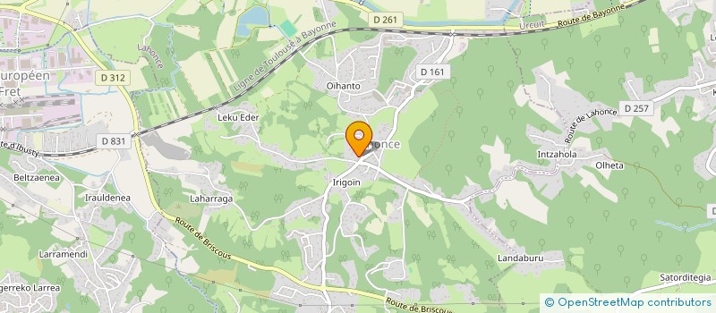 localisation de l'entreprise MONSIEUR CARLOS LOUREIRO à LAHONCE