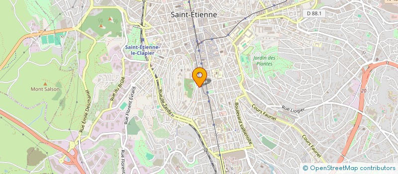 localisation de l'entreprise MONSIEUR CARLOS LUXO à SAINT-ETIENNE