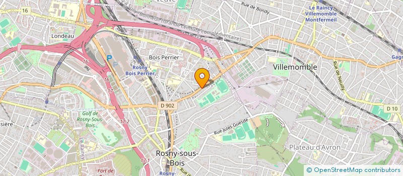 localisation de l'entreprise MONSIEUR CARLOS MACHADO à ROSNY-SOUS-BOIS