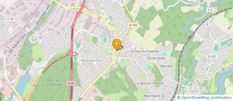 localisation de l'entreprise MONSIEUR CARLOS MACHADO FERREIRA à LIMOGES