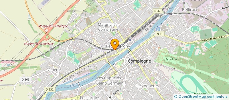 localisation de l'entreprise MONSIEUR CARLOS MANUEL ALMEIDA DOS SANTOS  COMPIEGNE