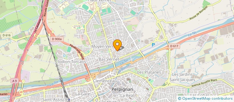 localisation de l'entreprise MONSIEUR CARLOS MANUEL DUARTE OLIVEIRA  PERPIGNAN