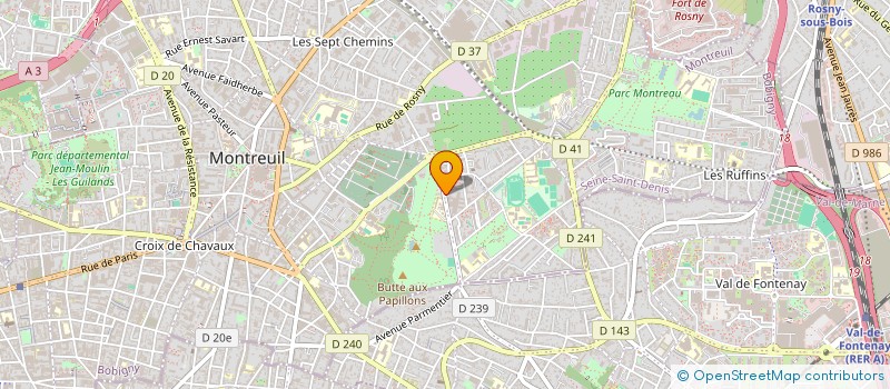 localisation de l'entreprise MONSIEUR CARLOS MANUEL ESTRELLA DIAZ à MONTREUIL