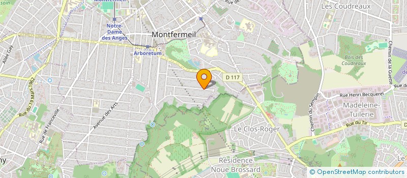 localisation de l'entreprise MONSIEUR CARLOS MANUEL FERNANDES GOMES  MONTFERMEIL