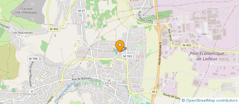 localisation de l'entreprise MONSIEUR CARLOS MARQUES  CEBAZAT