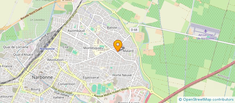 localisation de l'entreprise MONSIEUR CARLOS MARQUES  NARBONNE