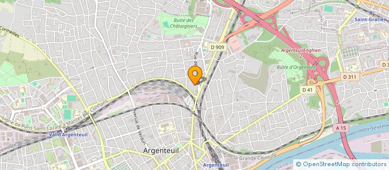 localisation de l'entreprise MONSIEUR CARLOS MARQUES  ARGENTEUIL