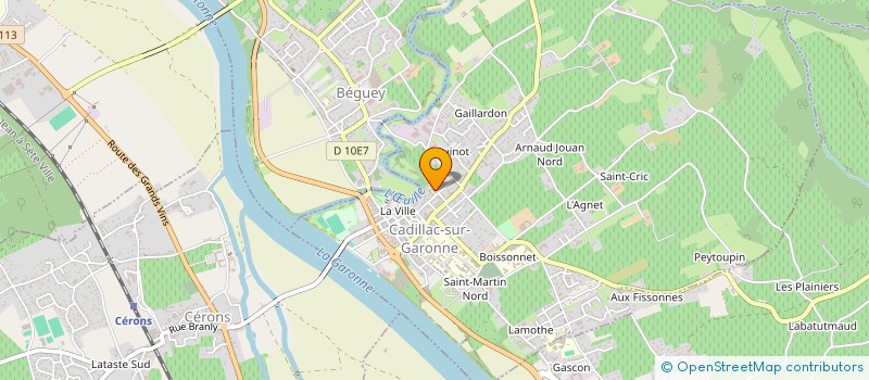 localisation de l'entreprise MONSIEUR CARLOS MARQUES MARTINS  CADILLAC-SUR-GARONNE