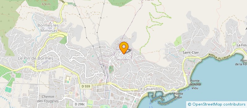 localisation de l'entreprise MONSIEUR CARLOS MARTINEZ GONZALVO  BORMES-LES-MIMOSAS