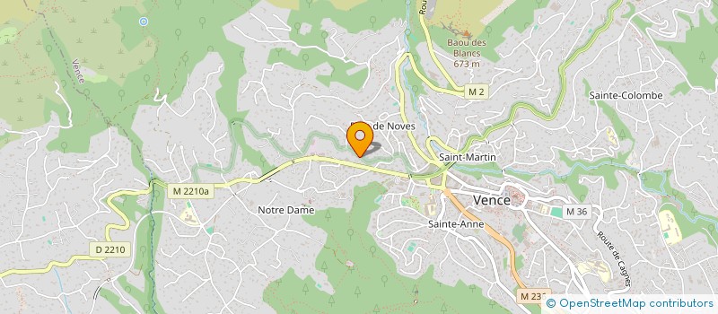 localisation de l'entreprise MONSIEUR CARLOS MARTINS PEREIRA à VENCE