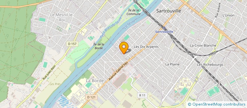 localisation de l'entreprise MONSIEUR CARLOS MARTINS PEREIRA ANTUNES à SARTROUVILLE