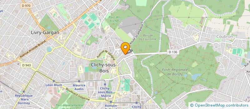 localisation de l'entreprise MONSIEUR CARLOS MARTO RAMALHO à CLICHY-SOUS-BOIS