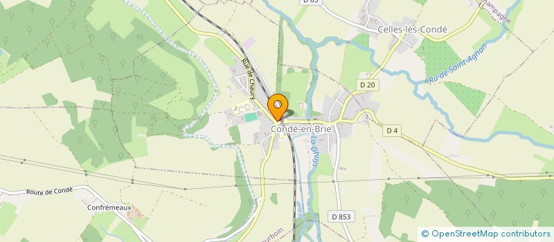 localisation de l'entreprise MONSIEUR CARLOS MATEUS DA SILVA  CONDE-EN-BRIE